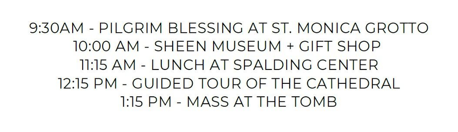 Register for our Parish Pilgrimage