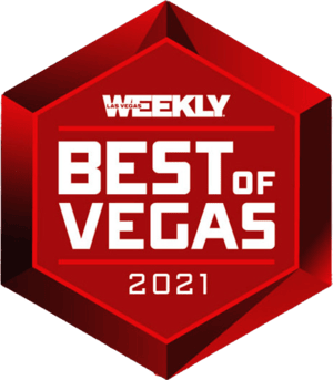 A weekly best of vegas logo for 2021