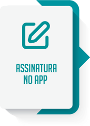 Uma placa que diz assinatura no app nela