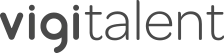 A palavra vigiltalent está escrita em preto e branco em um fundo branco.