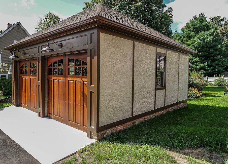 New Garage addition in Western MA by Chapelaine Builders