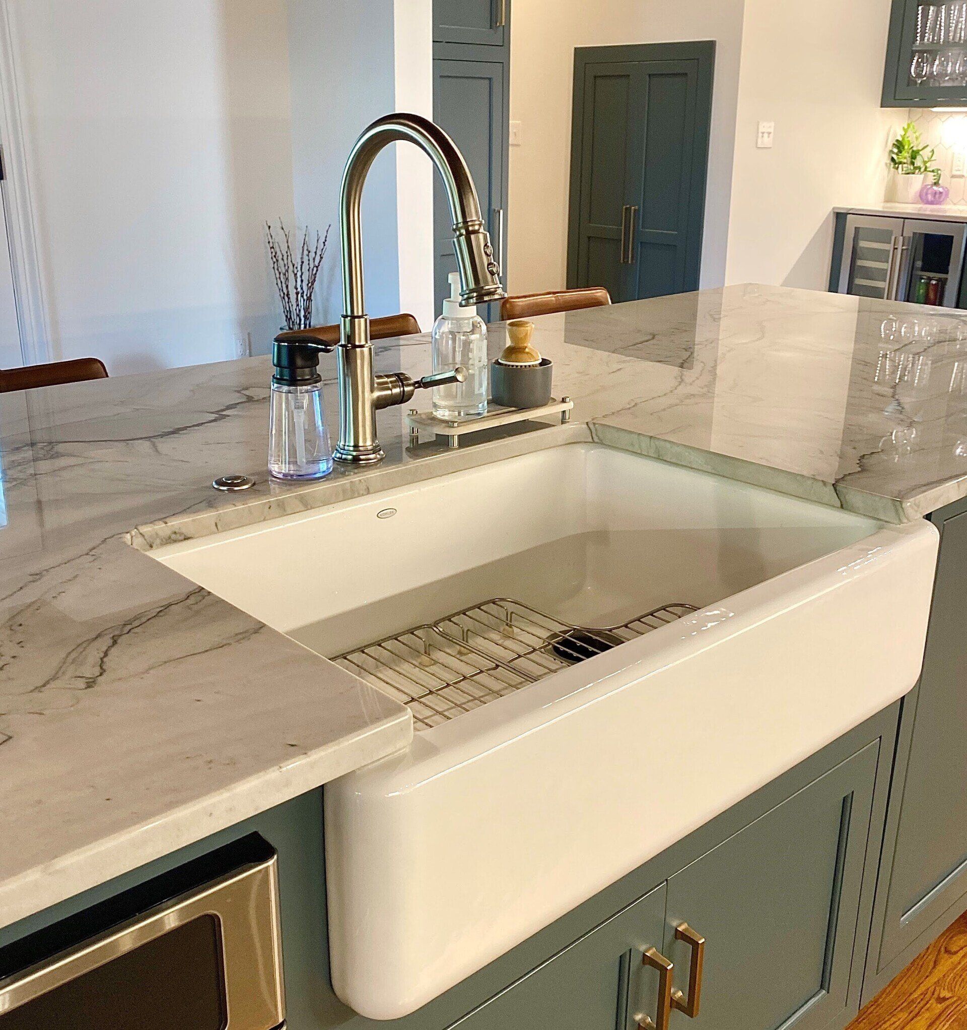 kitchen renovation completed by Chapdelaine Builders in East Longmeadow, MA