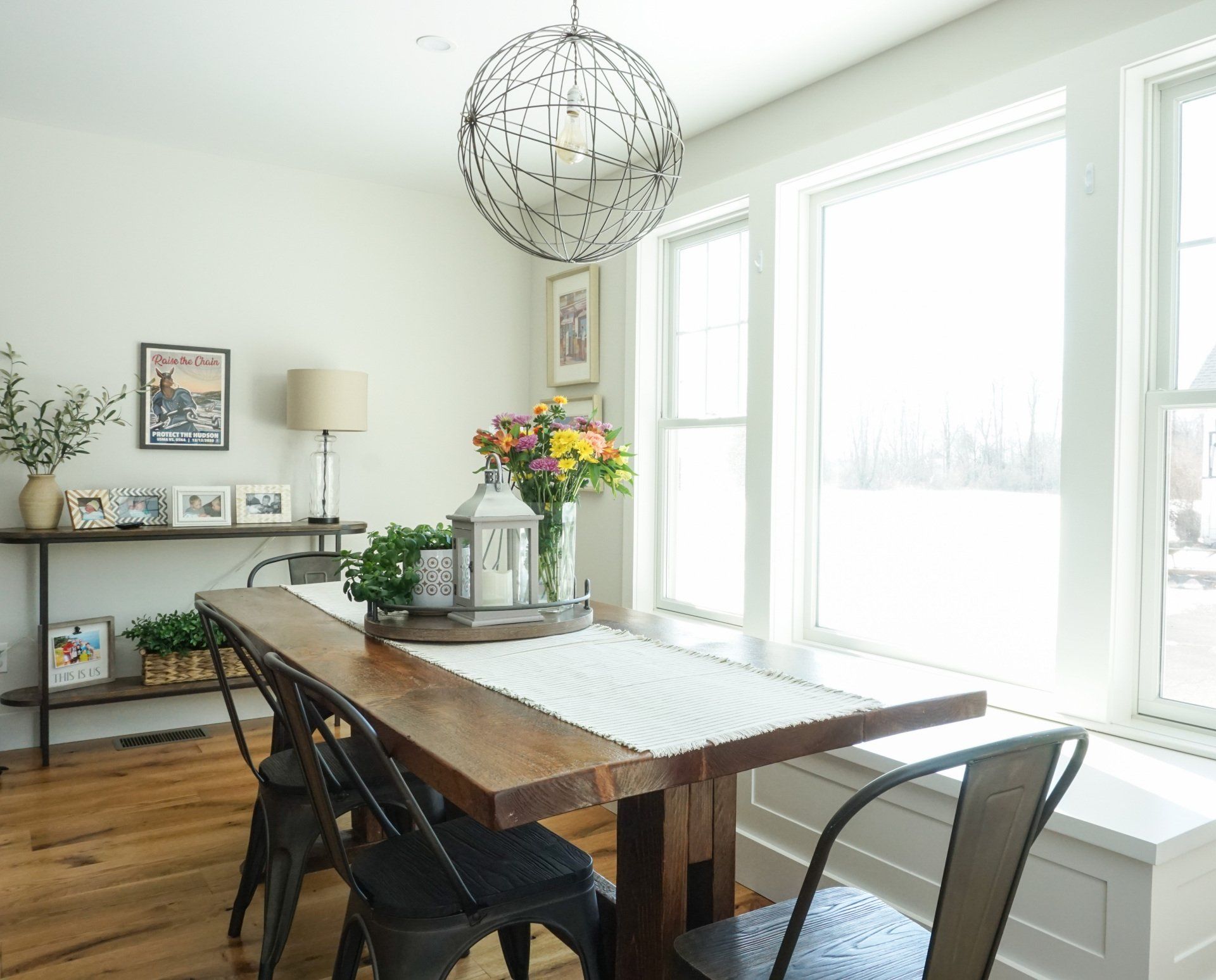 kitchen dining room renovation in East Longmeadow for farmhouse