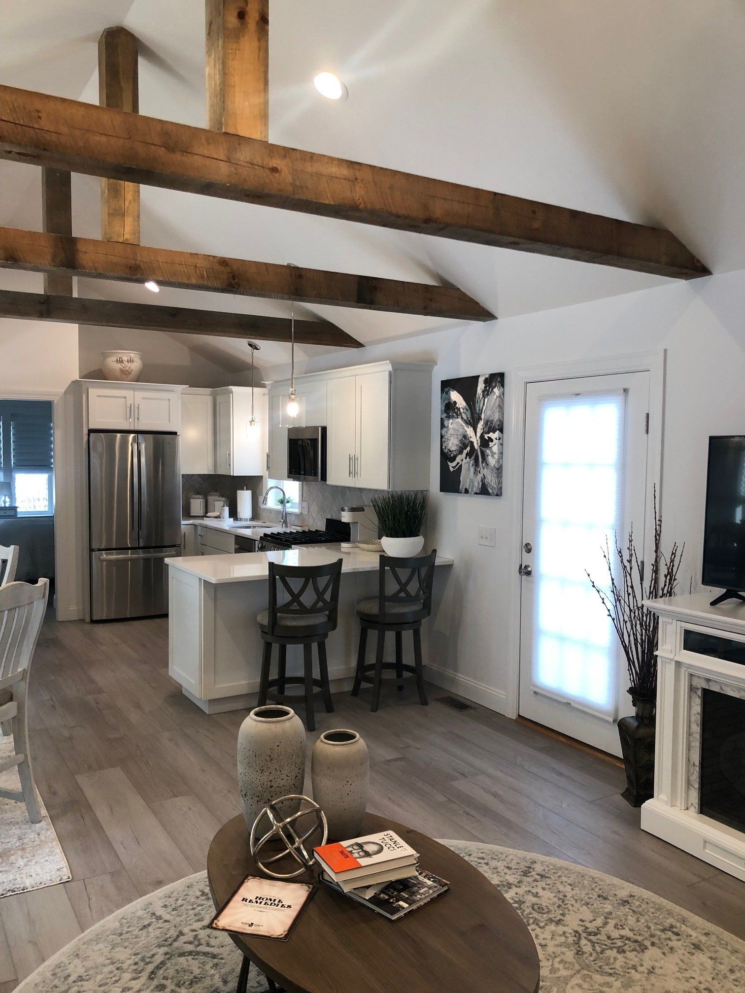 new minimalistic in-law suite project by Chapdelaine Builders in East Longmeadow