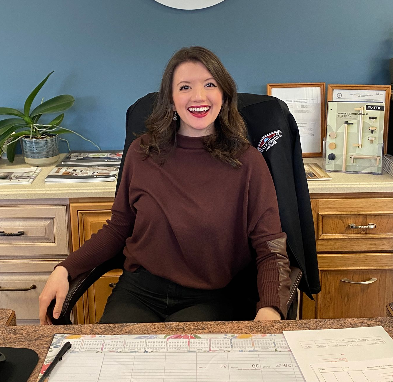 Brittany Beal office assistant at Chapdelaine Builders in East Longmeadow