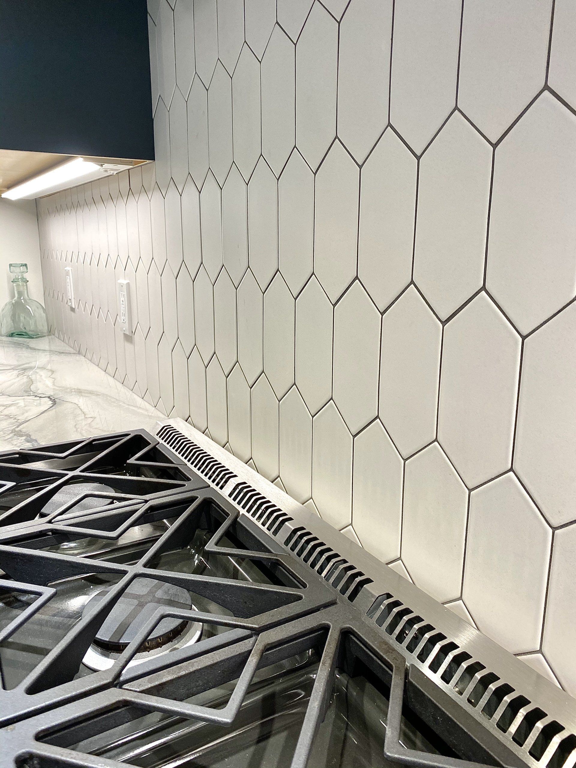 close up on modern backsplash concept from Kitchens by Chapdelaine in East Longmeadow, MA