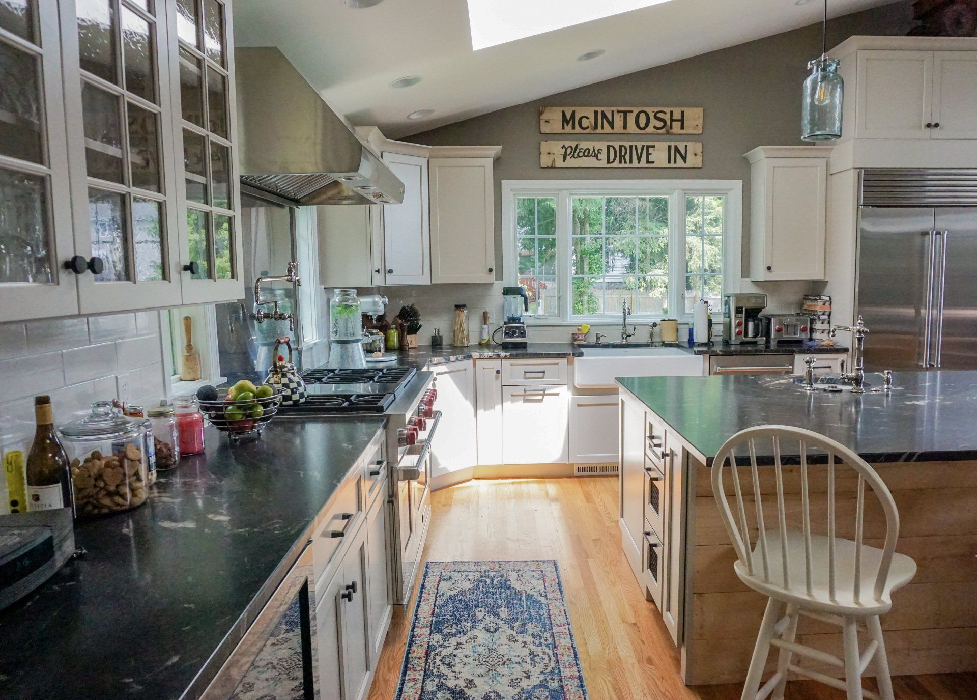 Open kitchen and family room renovation by Joseph Chapdelaine & Sons