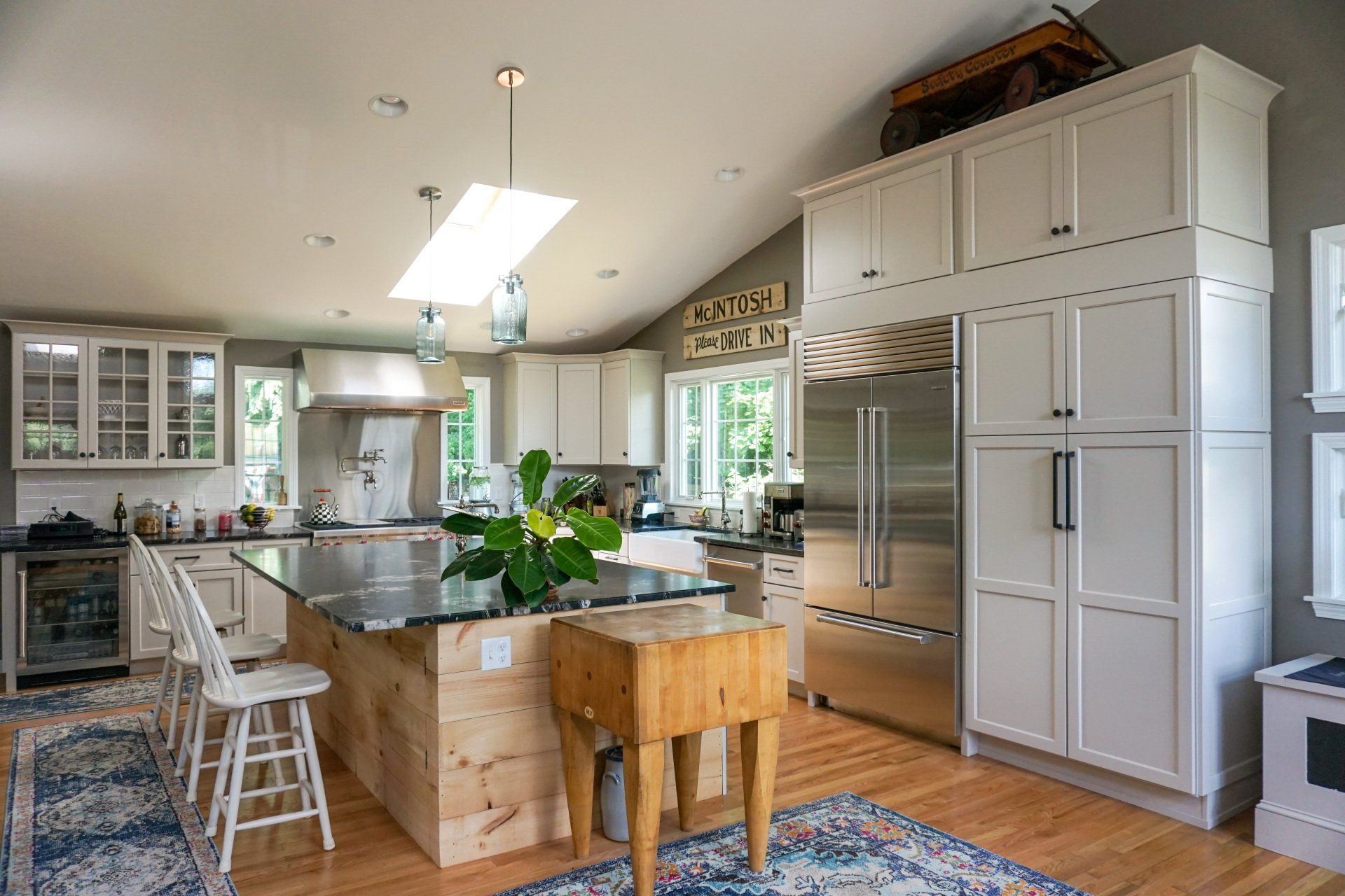 Open kitchen and family room renovation by Joseph Chapdelaine & Sons