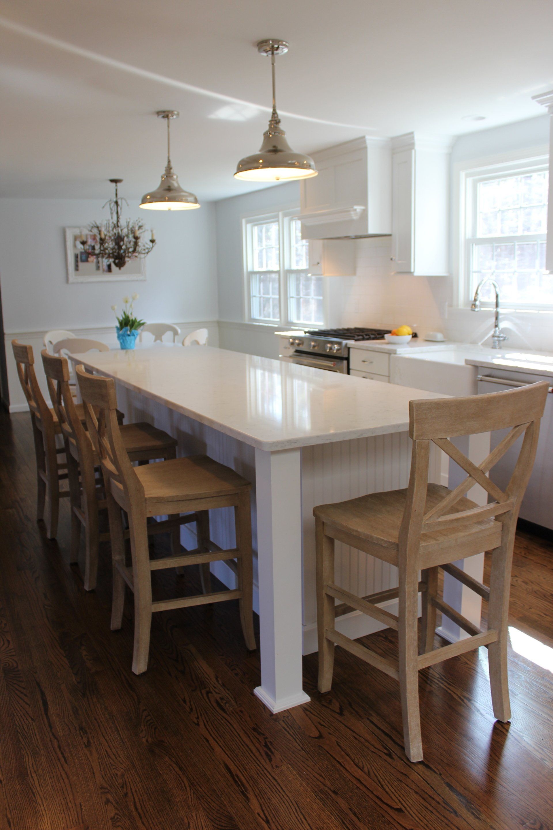 New open concept kitchen design in East Longmeadow, MA by Joseph Chapdelaine & Sons 