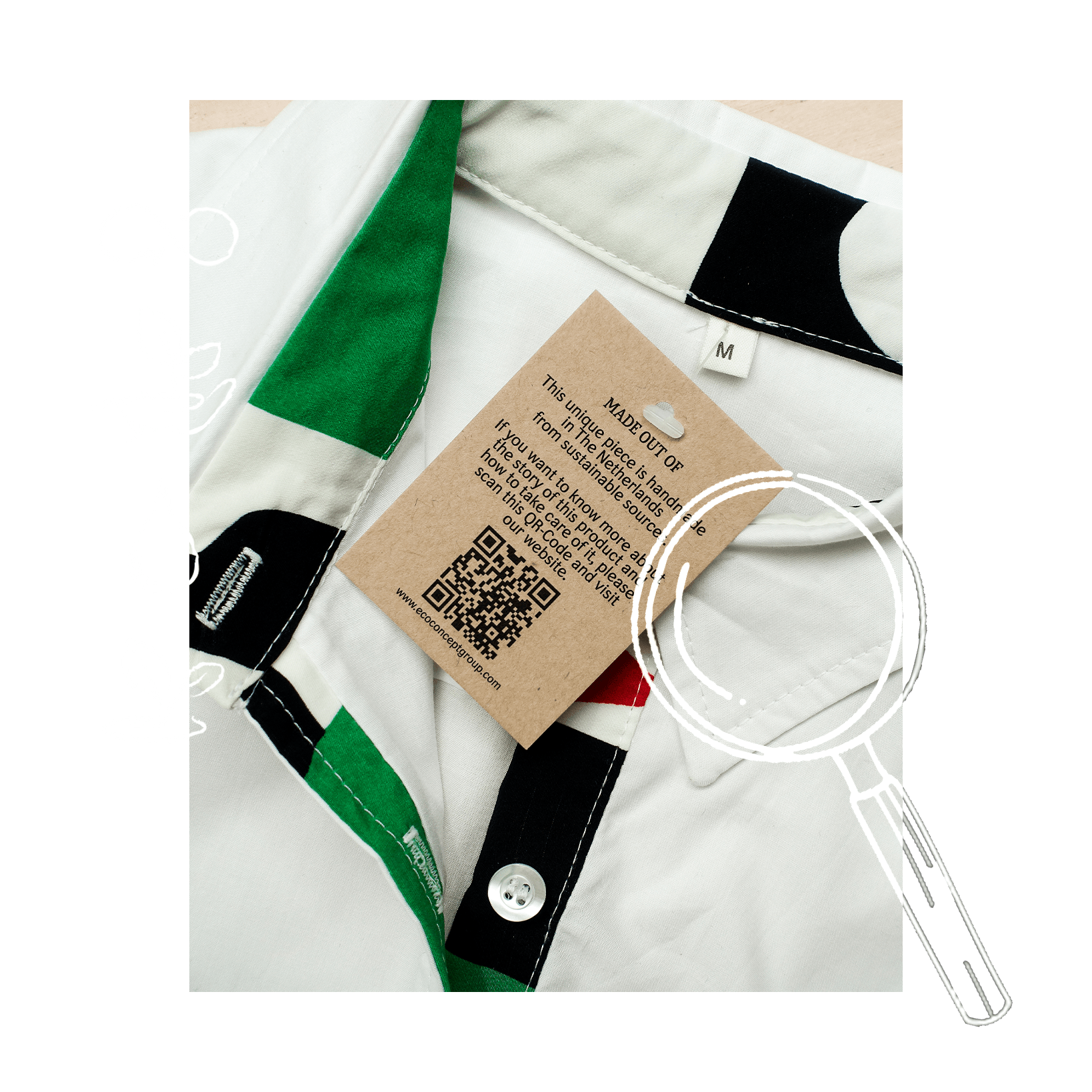 Upcyclede Heineken Kleding Upcycle product. Van oud textiele iets nieuws maken