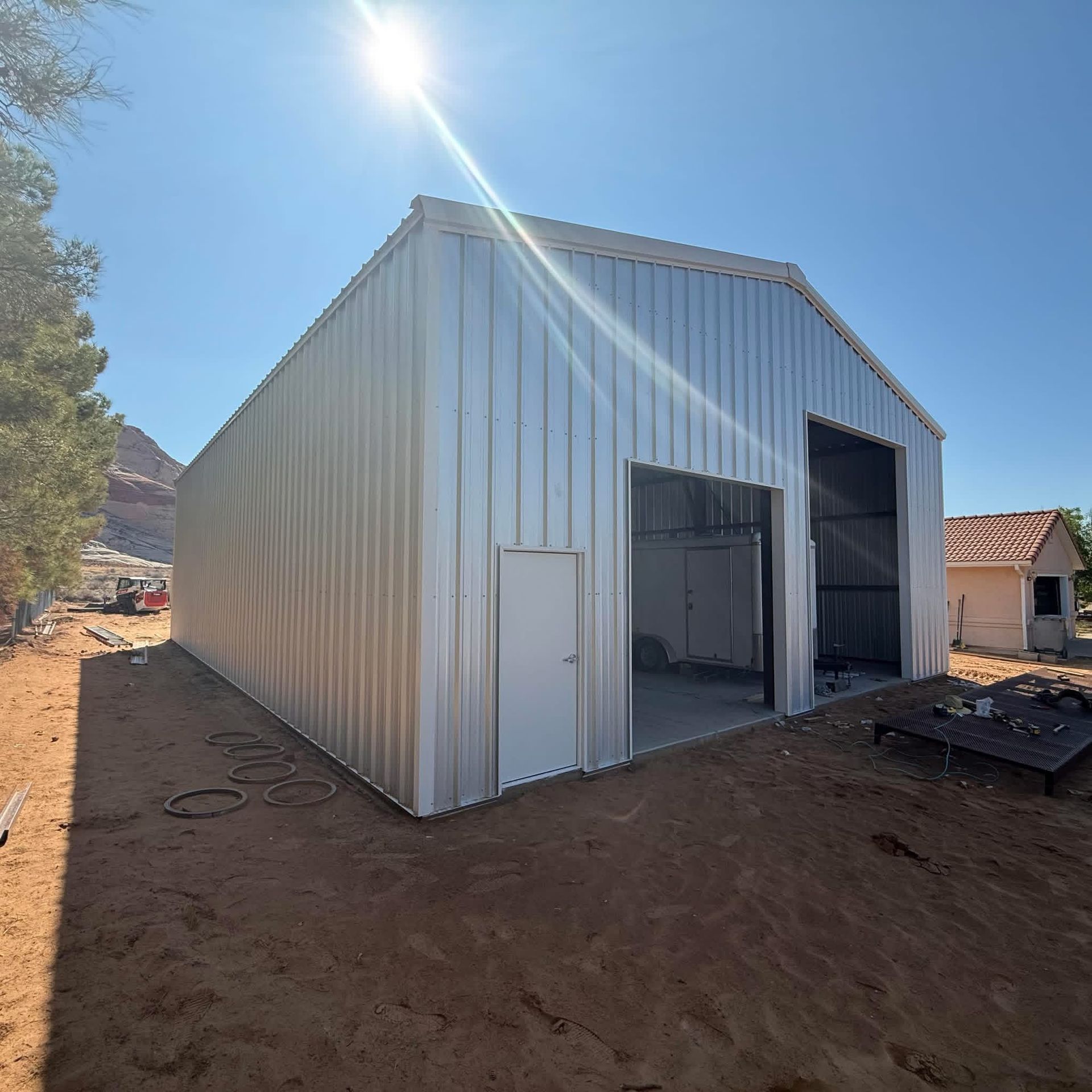 Pole barn project in St. George, Utah