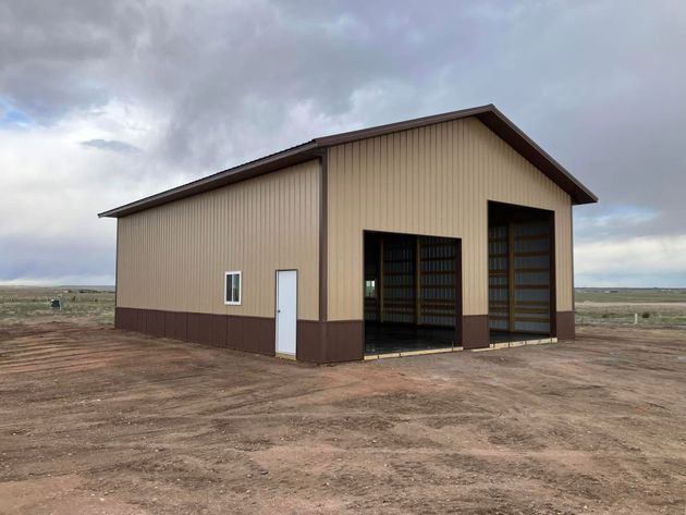 Custom storage shed built by Westrock Builders in Southern Utah
