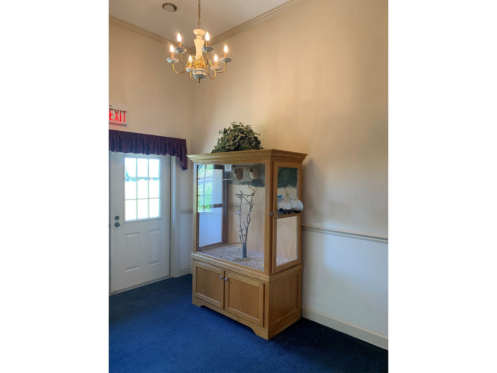Interior and exterior photos of McHatton-Salder Funeral Chapels in Warsaw, IN.