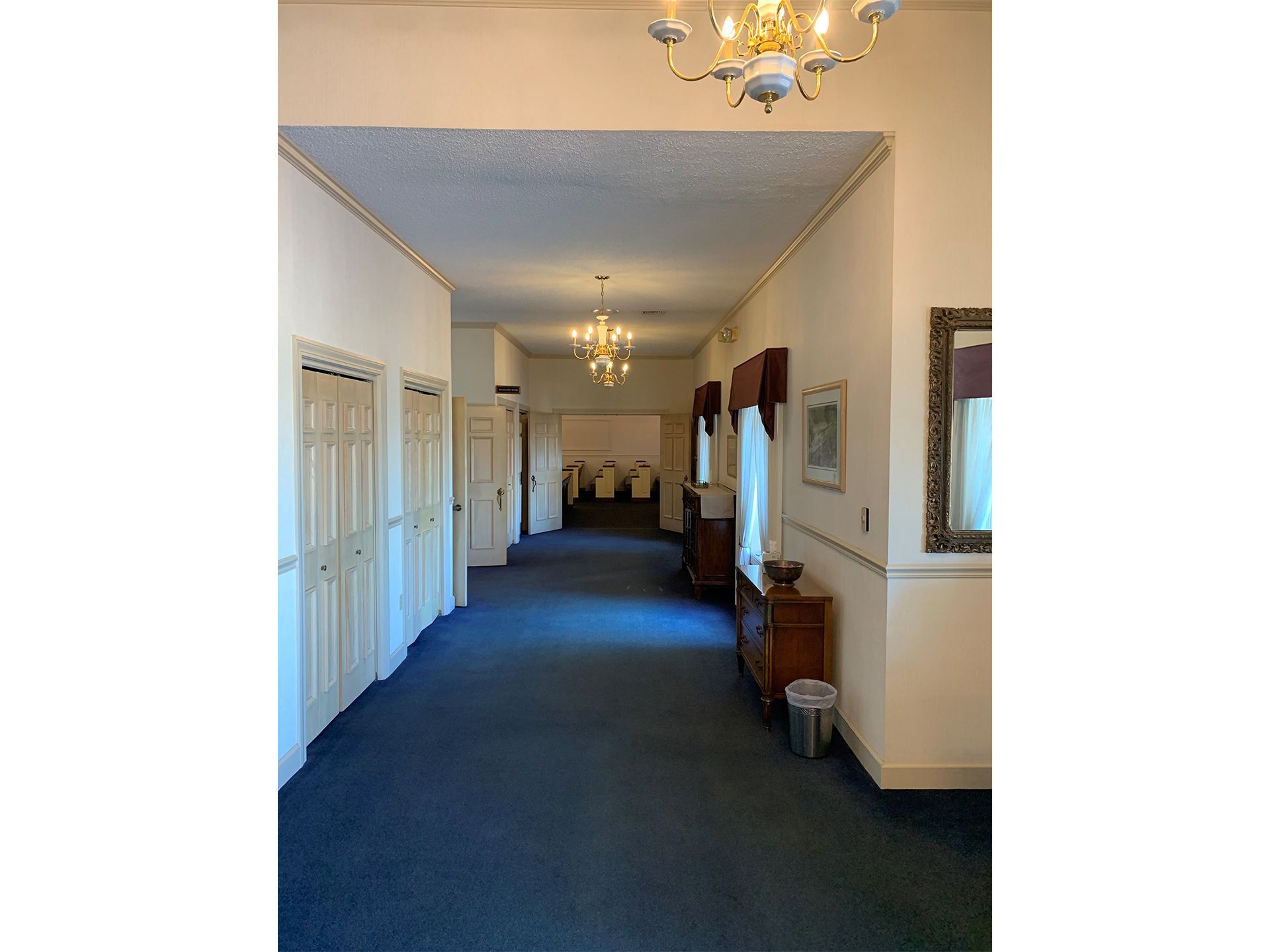 Interior and exterior photos of McHatton-Salder Funeral Chapels in Warsaw, IN.