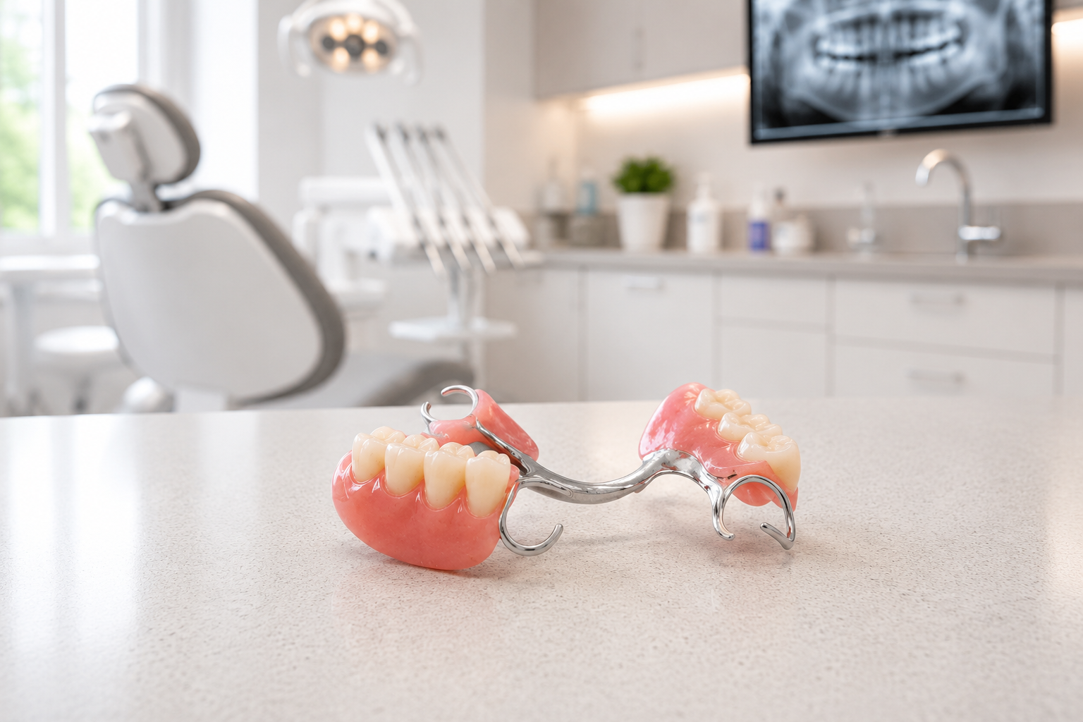Partial dentures at Robert A. Lantzy DMD, Dentures in Newtown, PA