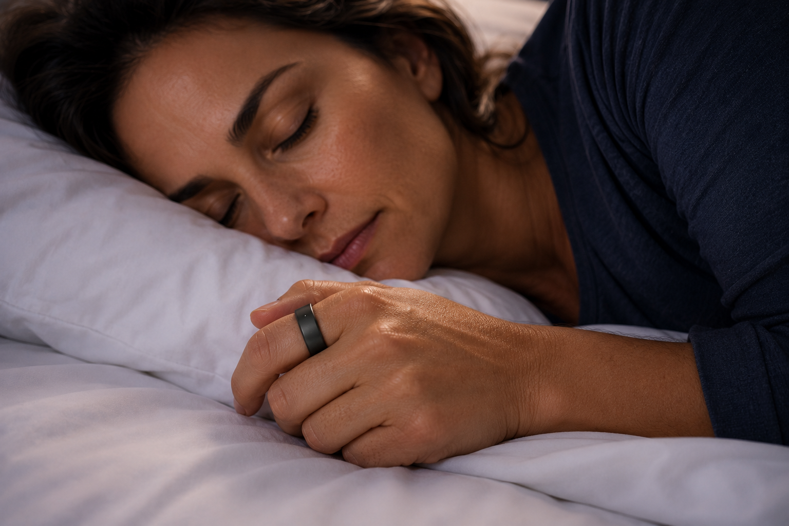 Person sleeping comfortably after treatment at Robert A. Lantzy DMD, Sleep Apnea Treatment in Newtown, PA