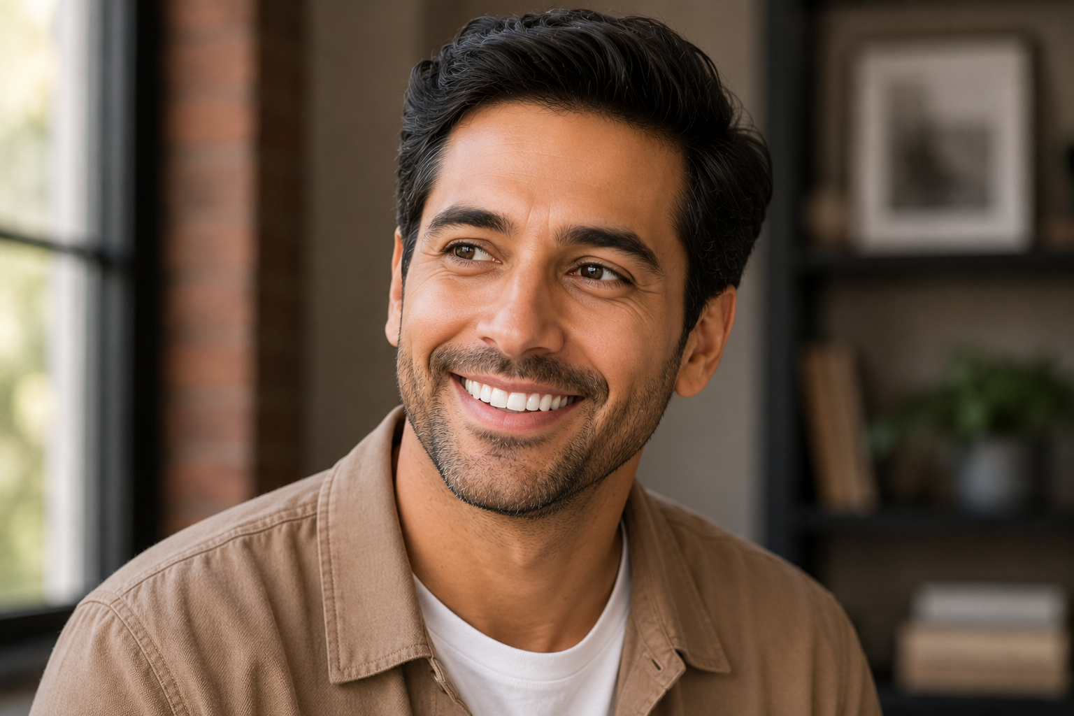 Patient with an enhanced smile at Robert A. Lantzy DMD, Smile Makeover in Newtown, PA
