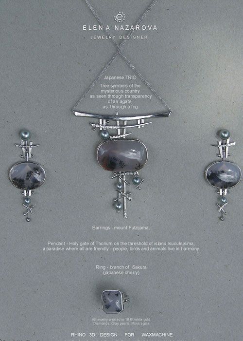 Gray Memorial Plaque With Silver Metal and Stone Ornaments at Robert A. Lantzy, DMD, LCC in Newtown, PA