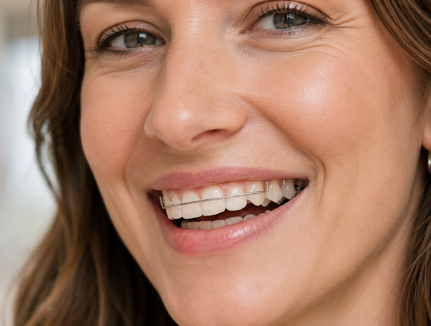Patient smiling after Vivos Therapy at Robert A. Lantzy DMD, Vivos Therapy in Newtown, PA