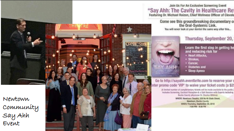 Robert A. Lantzy, DMD, LLC Community Outreach Community Education & the Say Ahh Event