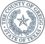 The seal of the county of Gregg state of Texas
