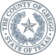 The seal of the county of Gregg state of Texas