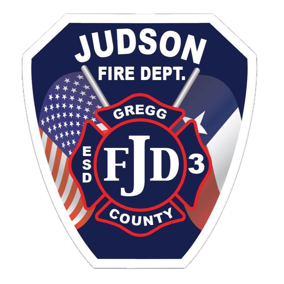 A logo for Judson fire dept Gregg county ESD 3