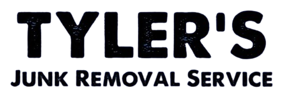 Tyler's Junk Removal Service logo in bold black text on a light background
