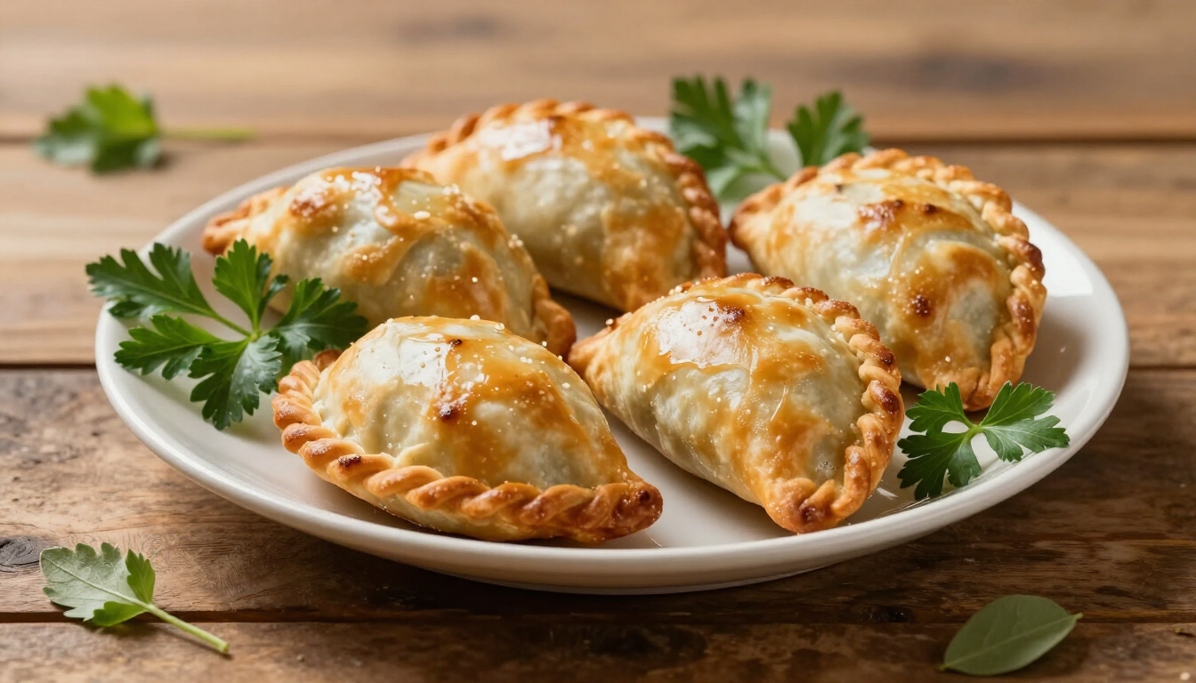 Empanadas terminadas doradas