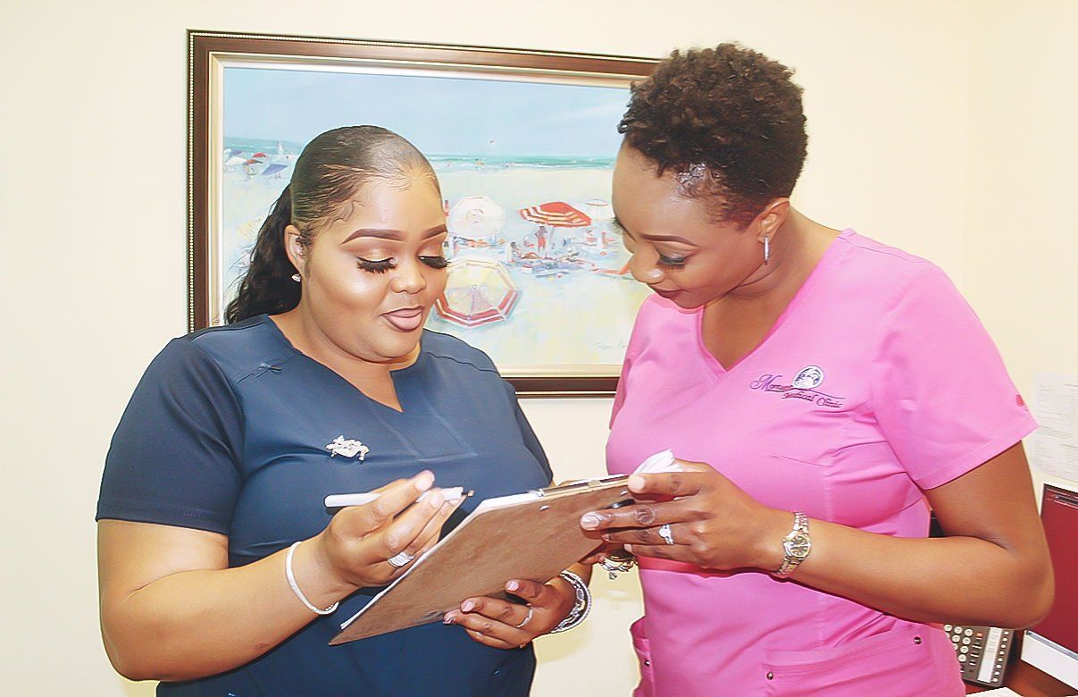 Nurses Checking Documents