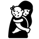 Mother And Child Icon