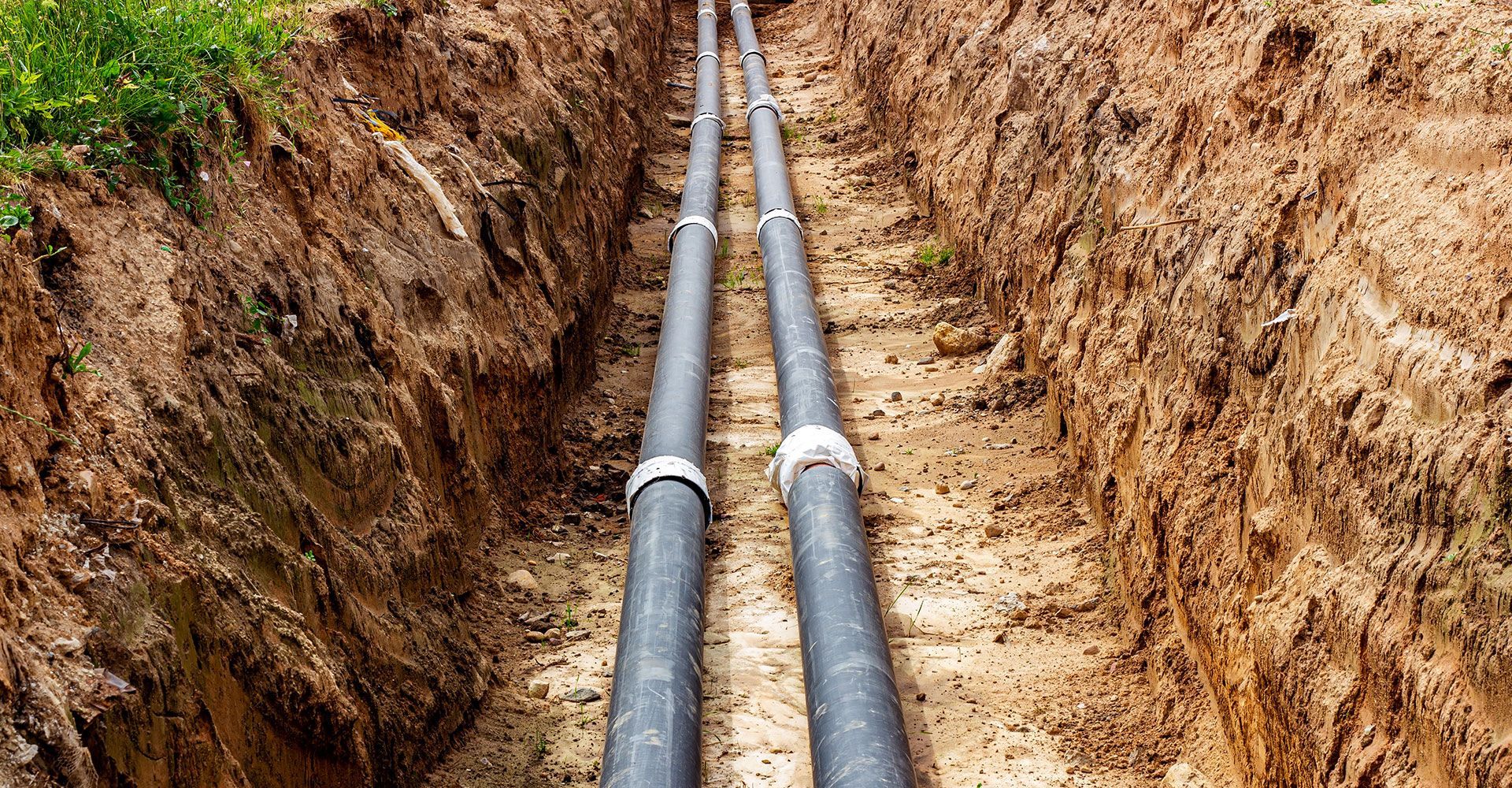 Two Sewer Pipes