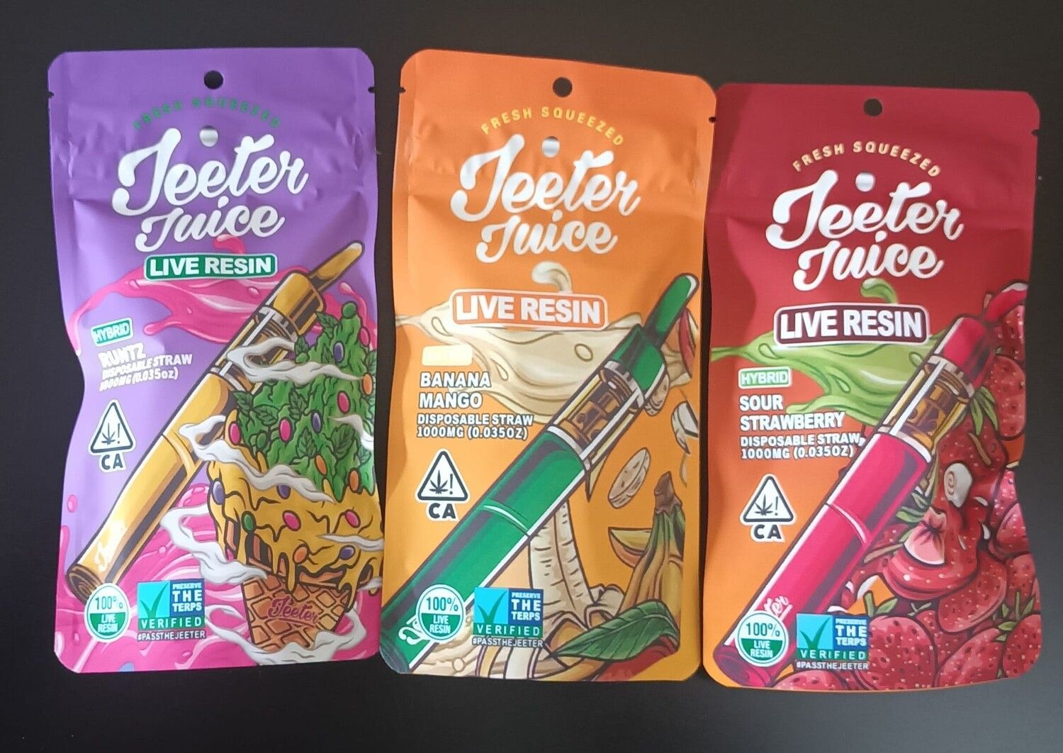 JEETERS LIVE RESIN VAPES