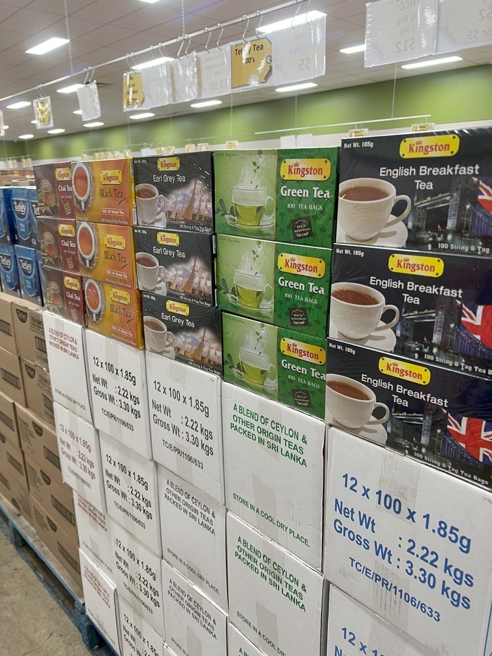 Kingston Tea Display — Discount Groceries in Ballarat