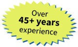 Over 45 years' experience