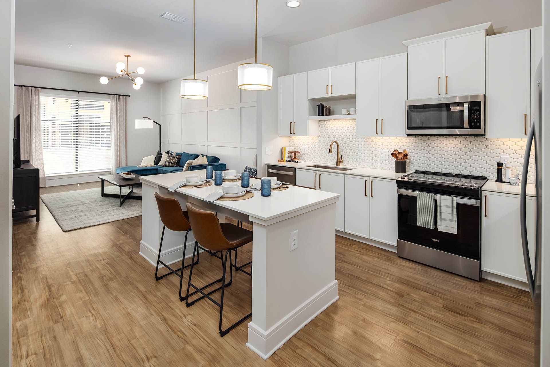 Chamblee City Heights model apartment interior - Chamblee, GA