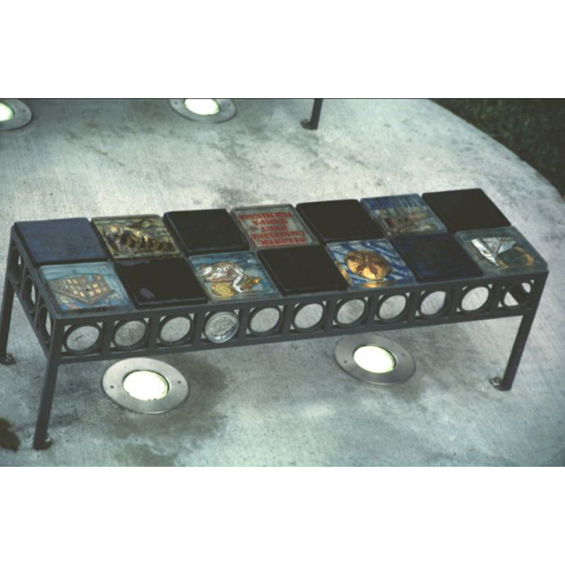 A table with a lot of squares on it
