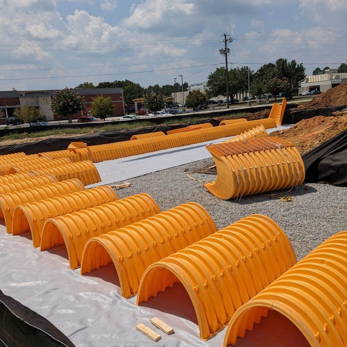 AJ Bright Construction stormwater detention project