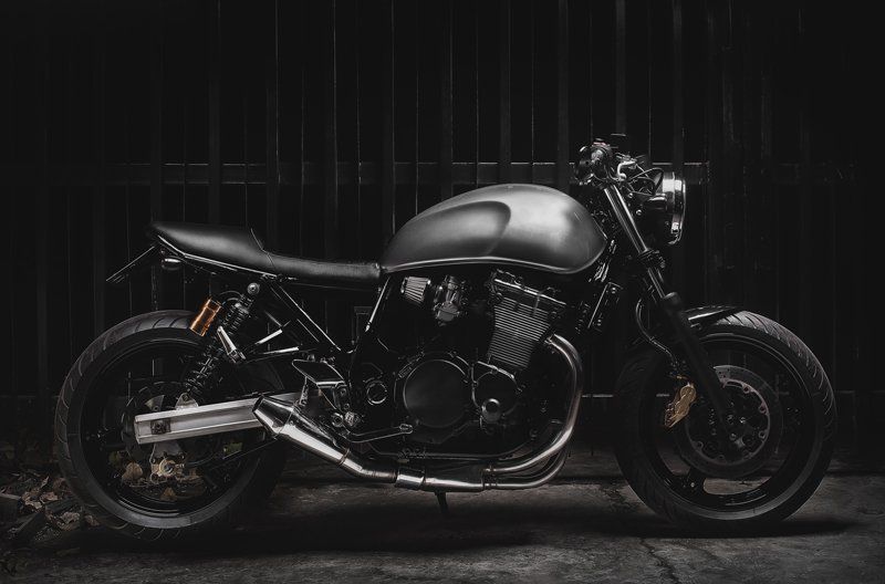 Black Motorcycle — High Point, NC — Auman Motor Company LLC Black Motorcycle — High Point, NC — Auman Motor Company LLC