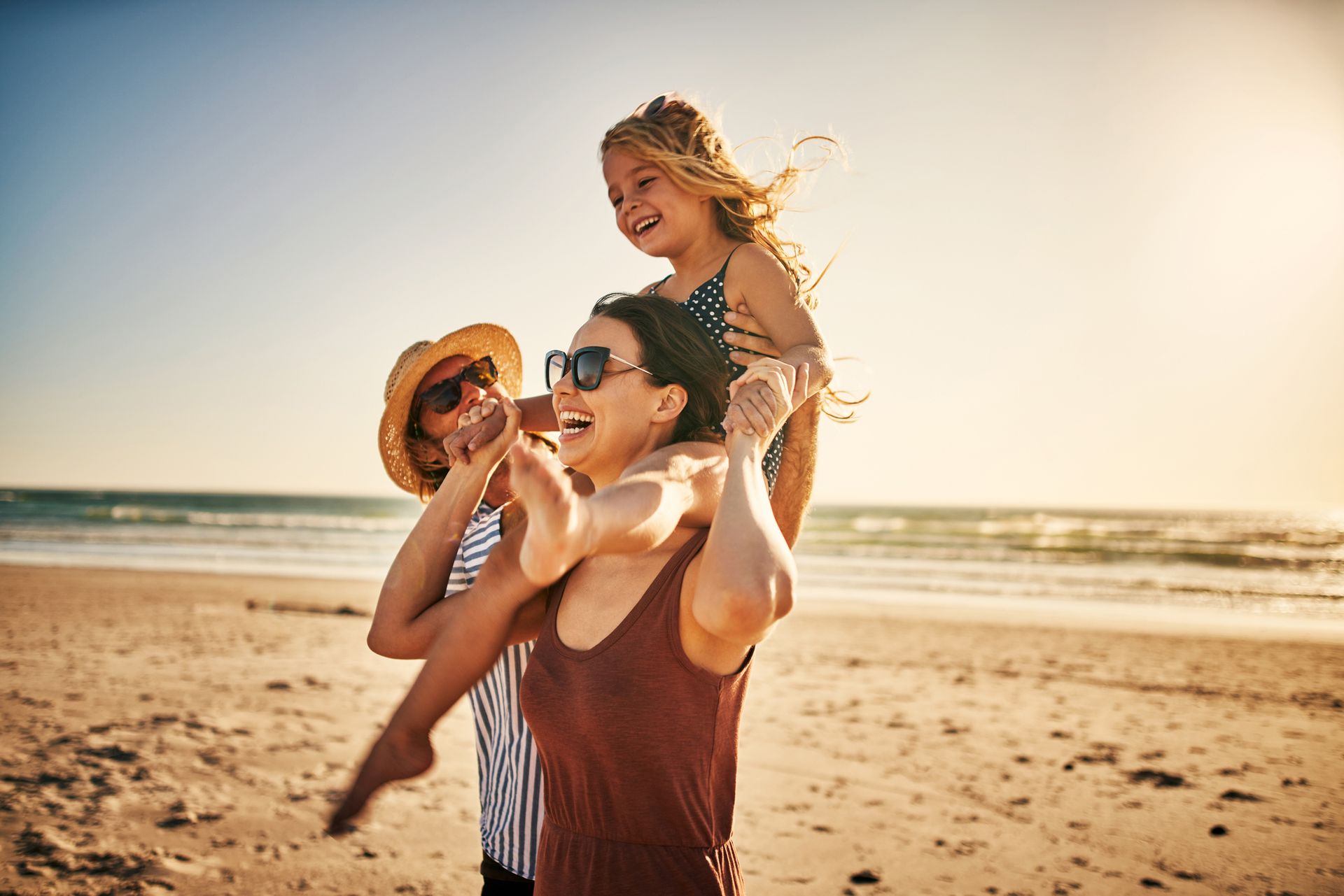 Family Spending Day at the Beach – Sarasota, FL – All Stat Home Health