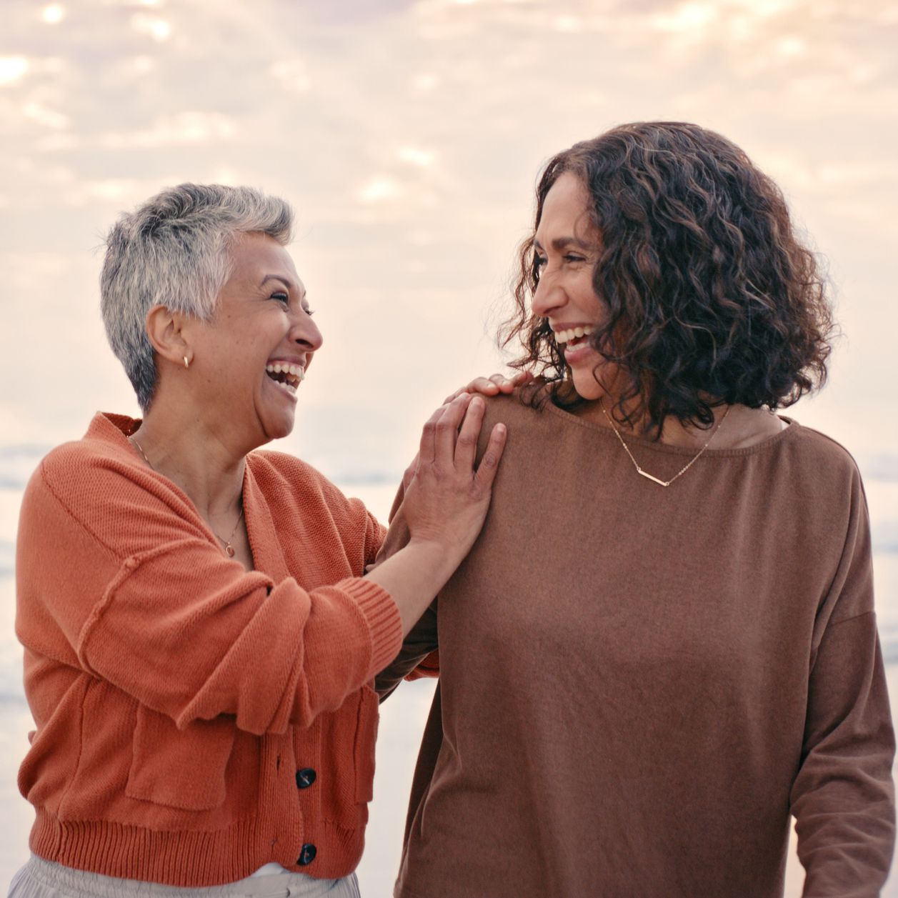 Elderly Best Friends Laughing – Sarasota, FL – All Stat Home Health