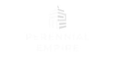 Faint white “PERSIMMON” logo with a stylized building icon on a white background