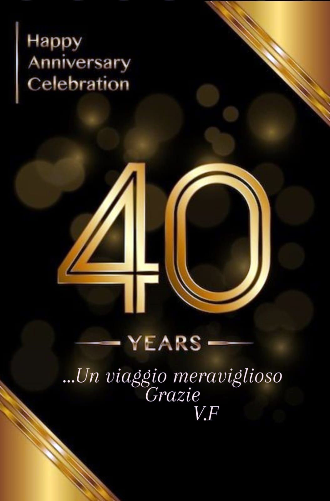 festa 40 anni