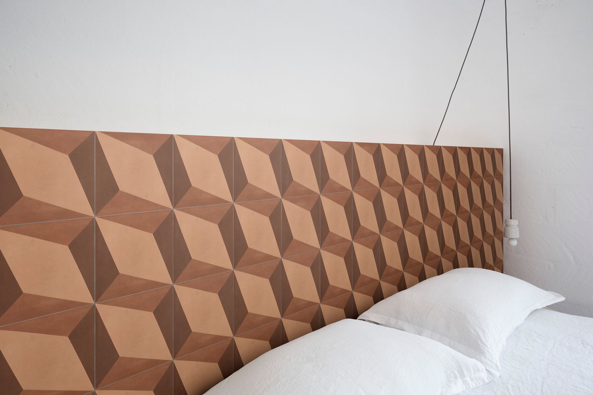 Modern Bed Head Tile — Hunter Valley Tile Mart in Rutherford, NSW