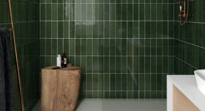 LaRiviera Botanical Green Tile — Hunter Valley Tile Mart in Rutherford, NSW