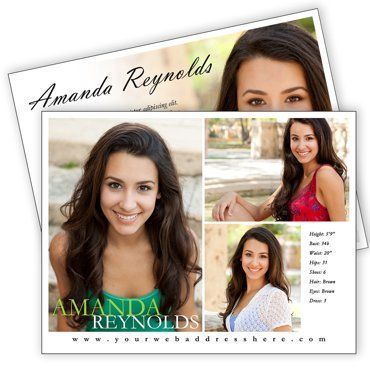 Collage of smiling portrait photos with the name “Amanda Reynolds” in decorative script.