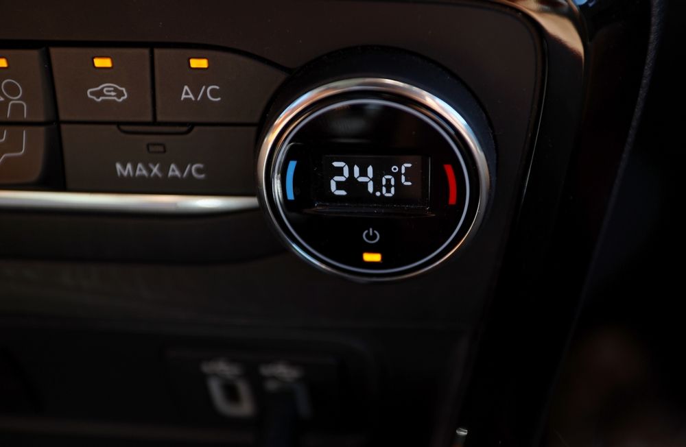 A Close Up of a Car AC Control — Jim Wall Automotive in Moss Vale, NSW