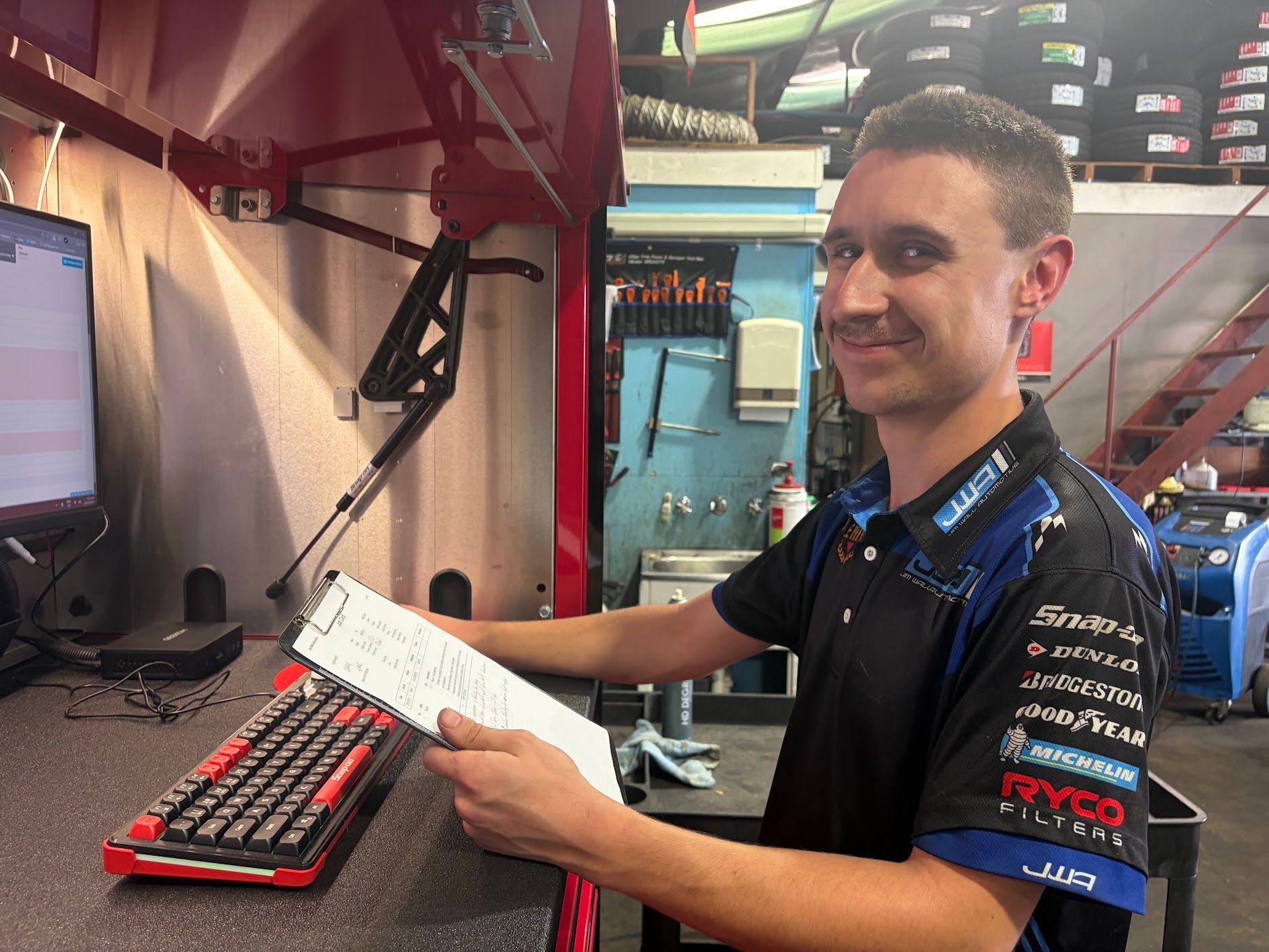A car hood is open β Jim Wall Automotive in Mittagong, NSW