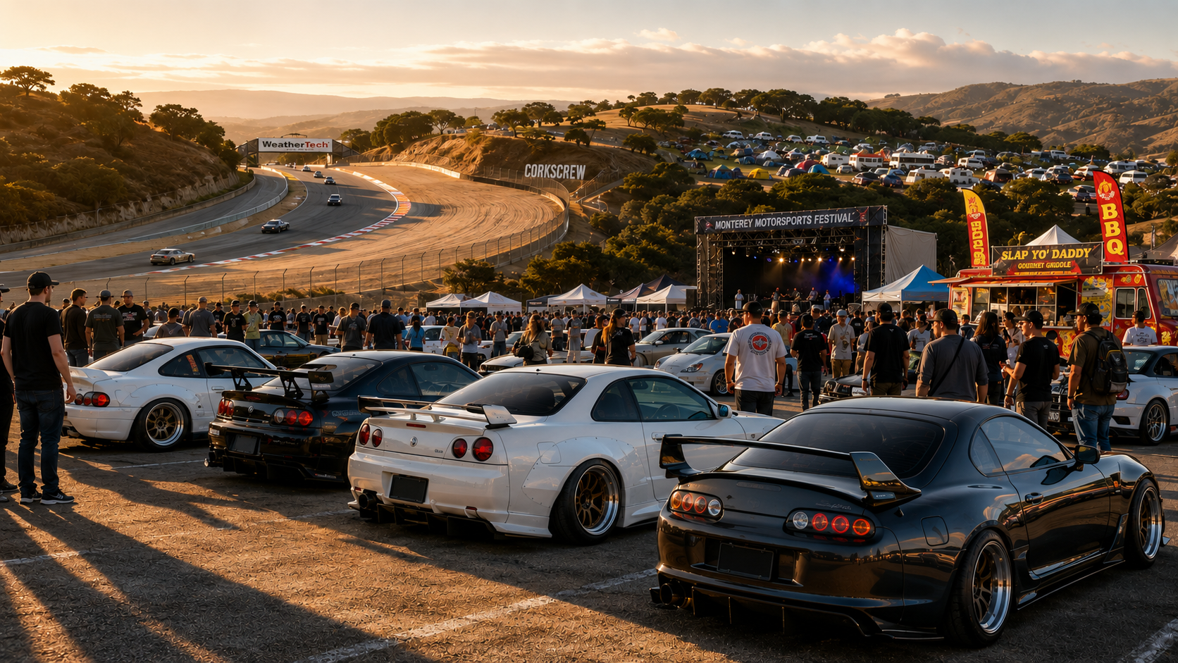 GRIDLIFE Laguna Festival, Laguna Seca events, Salinas hotel near track, Steinbeck Lodge, car culture