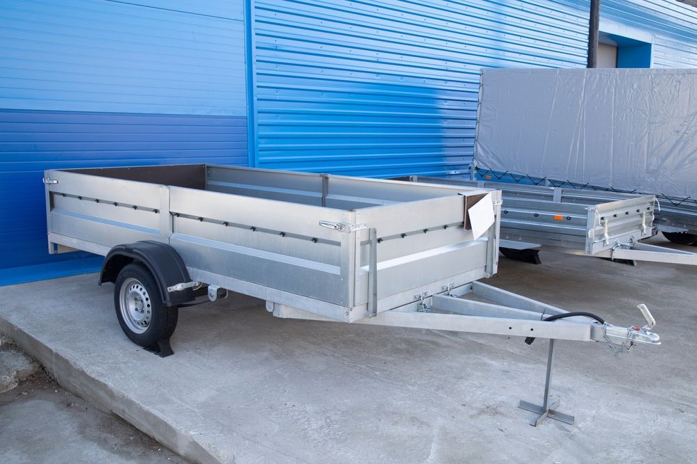 Aluminum Utility Trailer With Black Tire and Fender — Towform Trailers in Brocklehurst, NSW